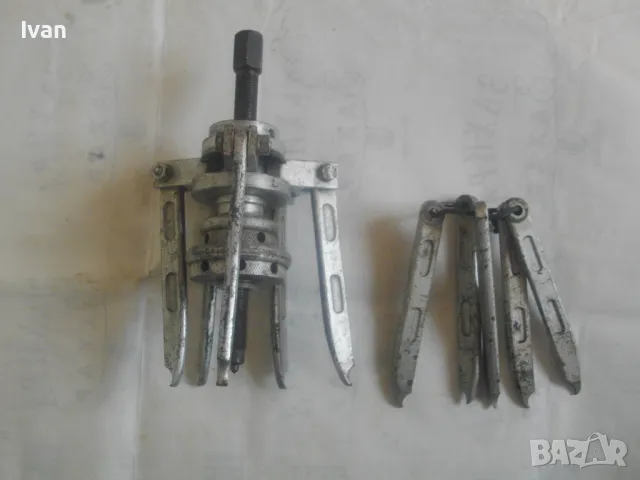 NEXUS СКОБА ЗА ВАДЕНЕ ЧЕРУПКИ ЛАГЕРИ ПЕТРАМЕННА Старо качество масивна с 5 резервни рамена, снимка 10 - Други инструменти - 47876180