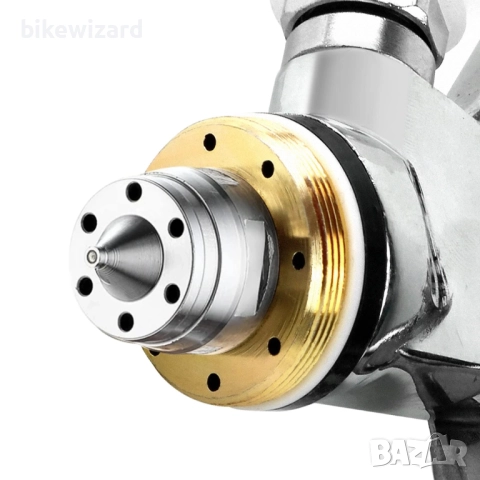 Awsuc HVLP пистолет за боядисване, 3 дюзи 1.4 мм 1.7 мм 2.0 мм НОВ, снимка 2 - Други инструменти - 52406204