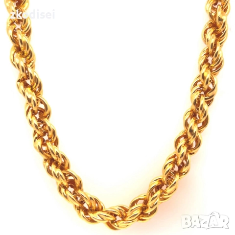 Златен синджир 42,65гр. 94,0см. 14кр. проба:585 модел:2212-1, снимка 2 - Колиета, медальони, синджири - 52637418
