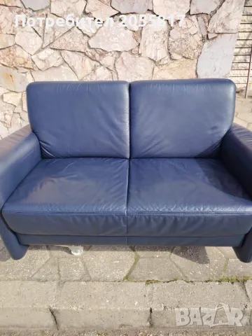 Диван#естествена кожа , снимка 2 - Дивани и мека мебел - 49299741