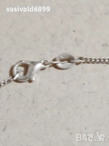 Сребърно синджирче , снимка 3 - Колиета, медальони, синджири - 48230878