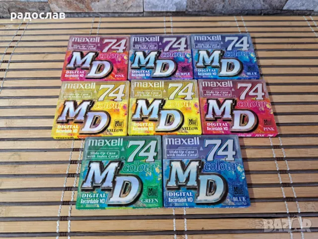 Нови аудио мини-дискове Maxell 74