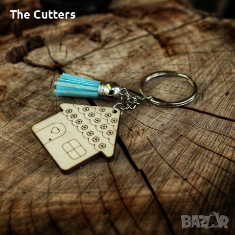 Дървен ключодържател "Къща", снимка 3 - Други - 40937923