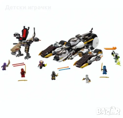 Конструктор Нинджаго Ninja 1168ч Phantom Salvage Ronin 6+, снимка 3 - Конструктори - 48481915
