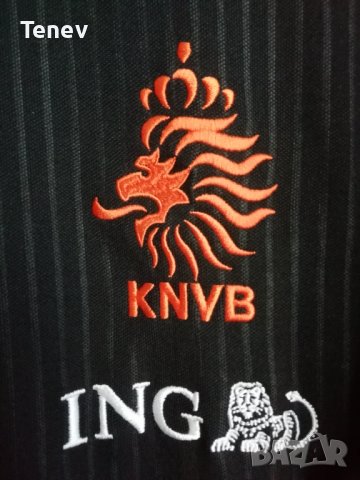 Netherlands Nike оригинално черно мъжко горнище Нидерландия, снимка 4 - Спортни дрехи, екипи - 39815484