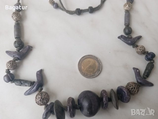 От на баба скрина,стар накит,етно,възрожденски,птици,гердан, снимка 3 - Антикварни и старинни предмети - 44725362