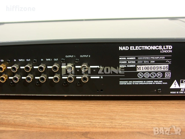  Предусилвател Nad preamplifier 1000 , снимка 8 - Ресийвъри, усилватели, смесителни пултове - 53647180