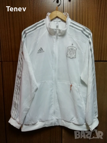 Spain Adidas Sample Uniforia Anthem ново оригинално горнище яке Испания бяло 