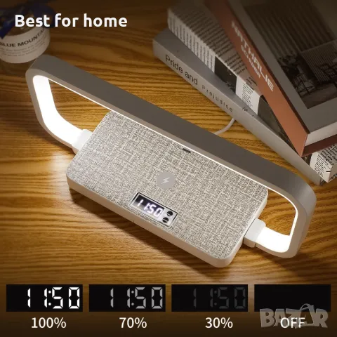 Мултифункционална лампа със зарядно и грижа за очите Azonee, снимка 4 - Настолни лампи - 48371419