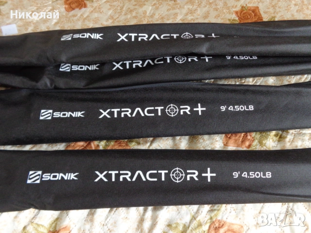 Шаранджийска въдици Sonik Xtractor+(spod 9ft 4.5lb.), снимка 7 - Въдици - 53481951