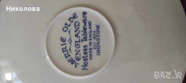 Английски порцеланови чинийки, снимка 2 - Чинии - 44415821