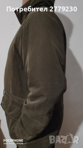 Яке за лов, безшумно,цвят зелен р-р 52, марка Benton Ville, снимка 4 - Екипировка - 36232514