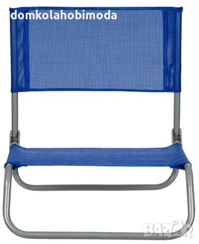 Плажен сгъваем стол 45x41x50см , до 110 кг, снимка 2 - Къмпинг мебели - 41703075