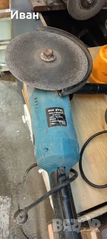 Продавам мощен ъглошлайф WER STILL M‑241 , 2300W, 6000 rpm, диск Ø180 мм