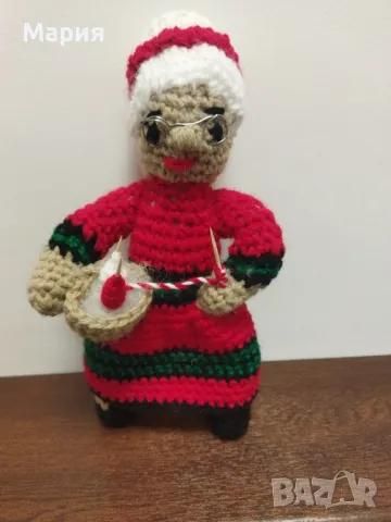 Плетена баба Марта , снимка 8 - Декорация за дома - 48773684