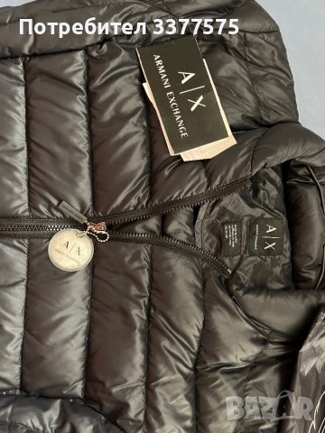 Armani exchange черно яке, снимка 7 - Якета - 44494200