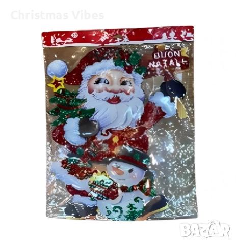 Коледен стикер за стъкло – празничен блясък за вашия дом