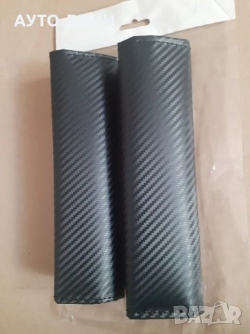 Черни карбон кожени калъфи за колан без лого и с лого на марка автомобил кола джип