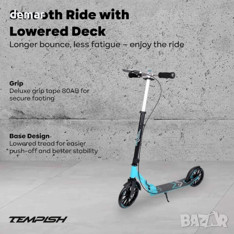 Сгъваема тротинетка SMF 200 с 2 колела: система за бързо сгъване, снимка 6 - Други спортове - 51339360