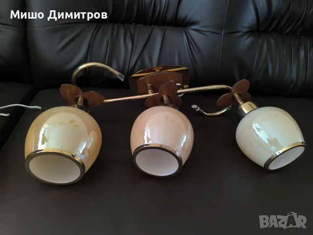 Комплект 2-ка и 3- ка абажури, снимка 3 - Полилеи - 56326542