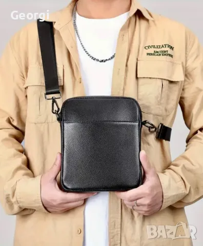 Мъжки елегантни дисплей чантички /Черни и кафяви от премиум естествена кожа!, снимка 9 - Чанти - 49303056