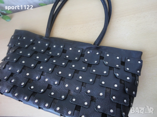 BERGE/естествена кожа/дамска чанта, снимка 7 - Чанти - 33932395