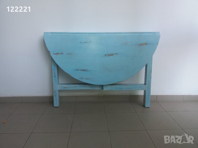 Сгъваема дървена маса, снимка 4 - Маси - 41473774