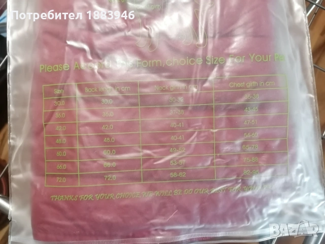 Шушлеково яке, снимка 2 - За кучета - 53602949