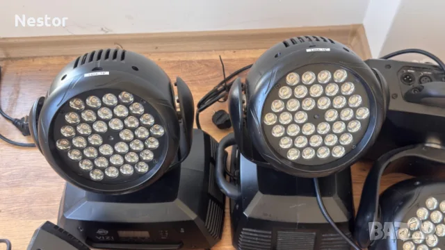 LED Движеща Глава - VIZI wash LED 108  - 4 броя, снимка 4 - Прожектори - 55785189