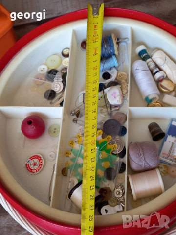 Два ретро немски шивашки кутии за принадлежности, снимка 5 - Колекции - 36180928