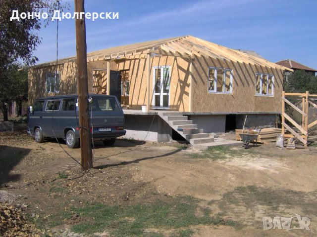Сглобяеми дървени къщи от 350лв. м2, снимка 1 - Монтажи - 16970738