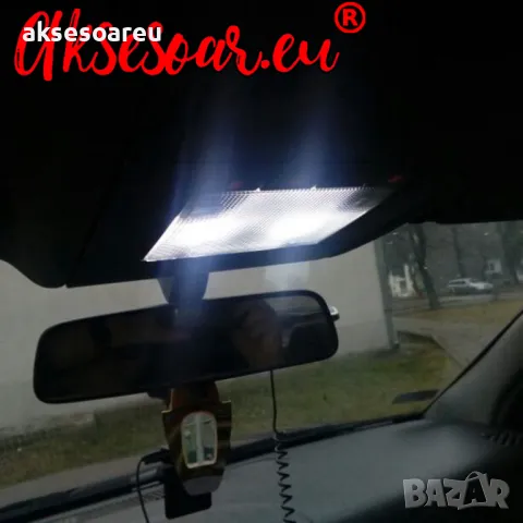 2 бр. Габаритни крушки BA9S 5 SMD 5050 Автомобилна LED вътрешна лампа крушка за номер за вратата , снимка 14 - Аксесоари и консумативи - 48615156