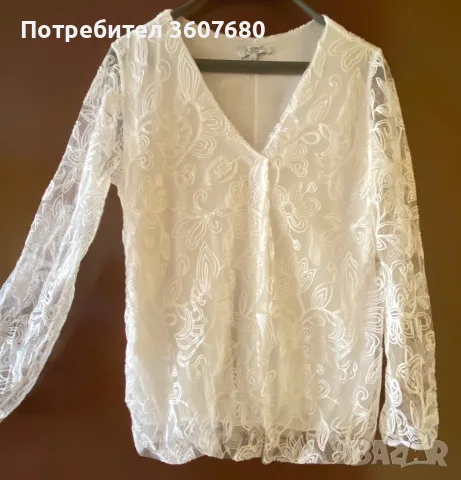 Дамски бели блузи, снимка 5 - Ризи - 56213874