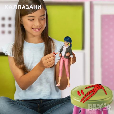 MIRACULOUS Калинката и Котарака Фигура герой Маринет с костюм на Калинката 50356, снимка 7 - Фигурки - 41732888