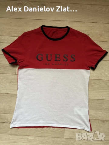 Оригинална мъжка тениска GUESS Los Angeles, Размер M