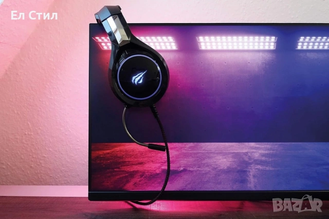 Геймърски слушалки с микрофон Schwaiger GH50, снимка 3 - Слушалки, hands-free - 53611424