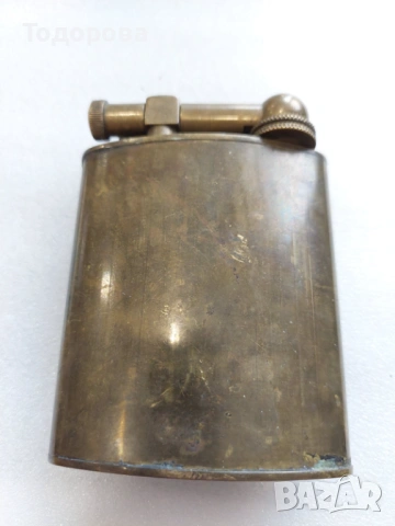 Стара рядка автентична бензинова посребрена запалка, снимка 16 - Колекции - 53645392