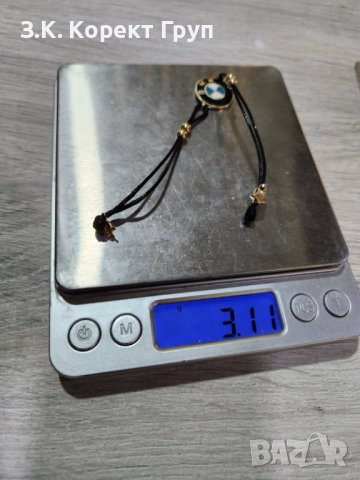 Златна гривна 14к BMW / детска, снимка 2 - Гривни - 41524055