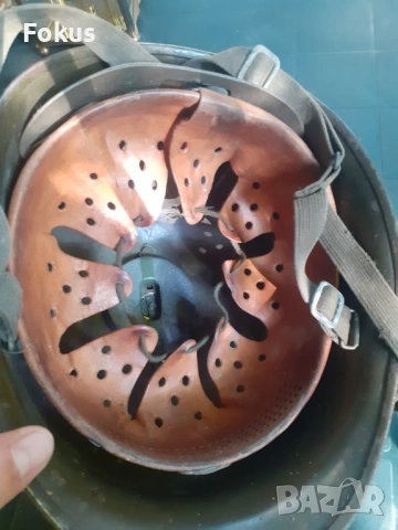 Стара немска военна каска ВСВ, снимка 3 - Антикварни и старинни предмети - 53296492