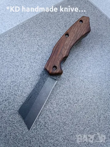 Сгъваем нож ръчно изработен от N690co стомана 