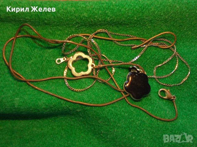 ДВЕ СТАРИ ВИНТИДЖ КОЛИЕТА ФИНИ ВЕРИЖКИ РЕТРО ПЛЕТКА 31352, снимка 2 - Антикварни и старинни предмети - 38056239