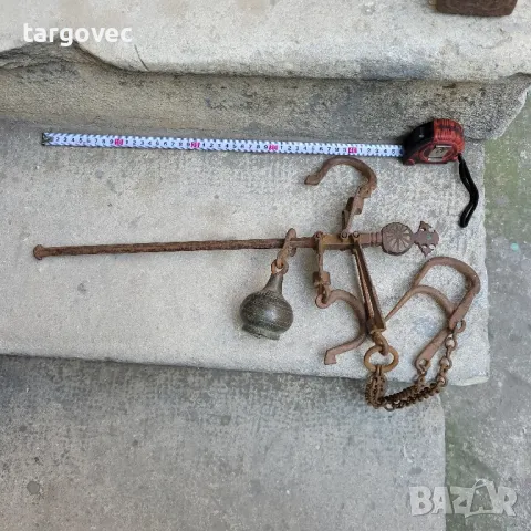 стар турски османски кантар, снимка 5 - Антикварни и старинни предмети - 49109665