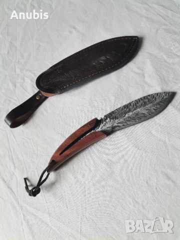 Ножове за лов с кожени калъфи , снимка 11 - Екипировка - 49096739