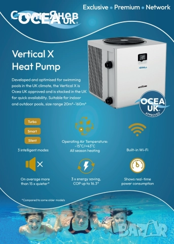 Термопомпа за плувен басен - за около 150 кубика басейни, снимка 8 - Други машини и части - 52580305