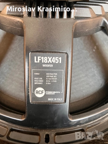 Rcf lf18x451, снимка 6 - Тонколони - 51823362