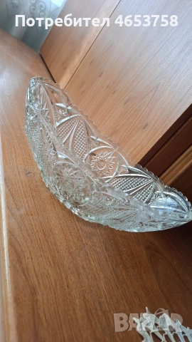 Стъклени, кристални и керамични чаши фруктиери и други, снимка 18 - Сервизи - 52822354
