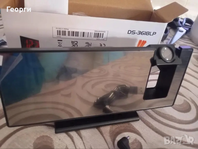 Нов дигитален LED будилник с огледало, с възможна проекция на таван или стена, снимка 14 - Други - 51743147