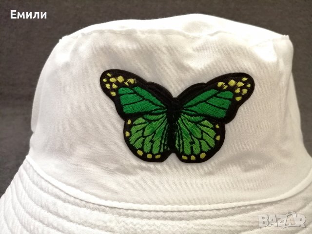 Двулицева шапка идиотка с пеперуди, снимка 14 - Шапки - 39922759