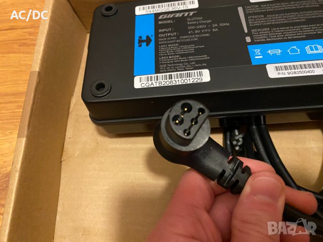 Giant Smart Charger L-Type 6A E-Bike / Зарядно за ел.велосипед, снимка 3 - Велосипеди - 39190069