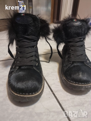 Oscar дамски боти естествен косъм